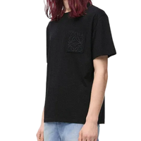 Loewe Anagram Black T-Shirt with Pocket