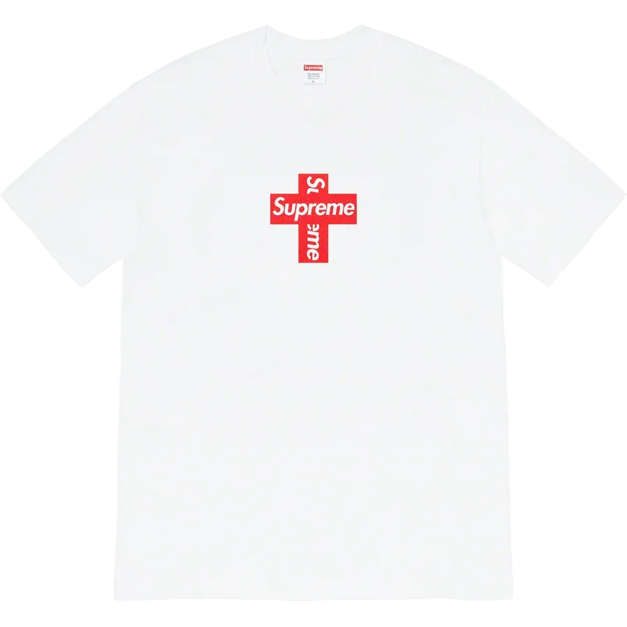 Supreme Cross Box Logo Tee White (FW20)