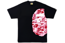 BAPE ABC Camo Single Color Side Big Ape Head Tee (SS22) Black Pink
