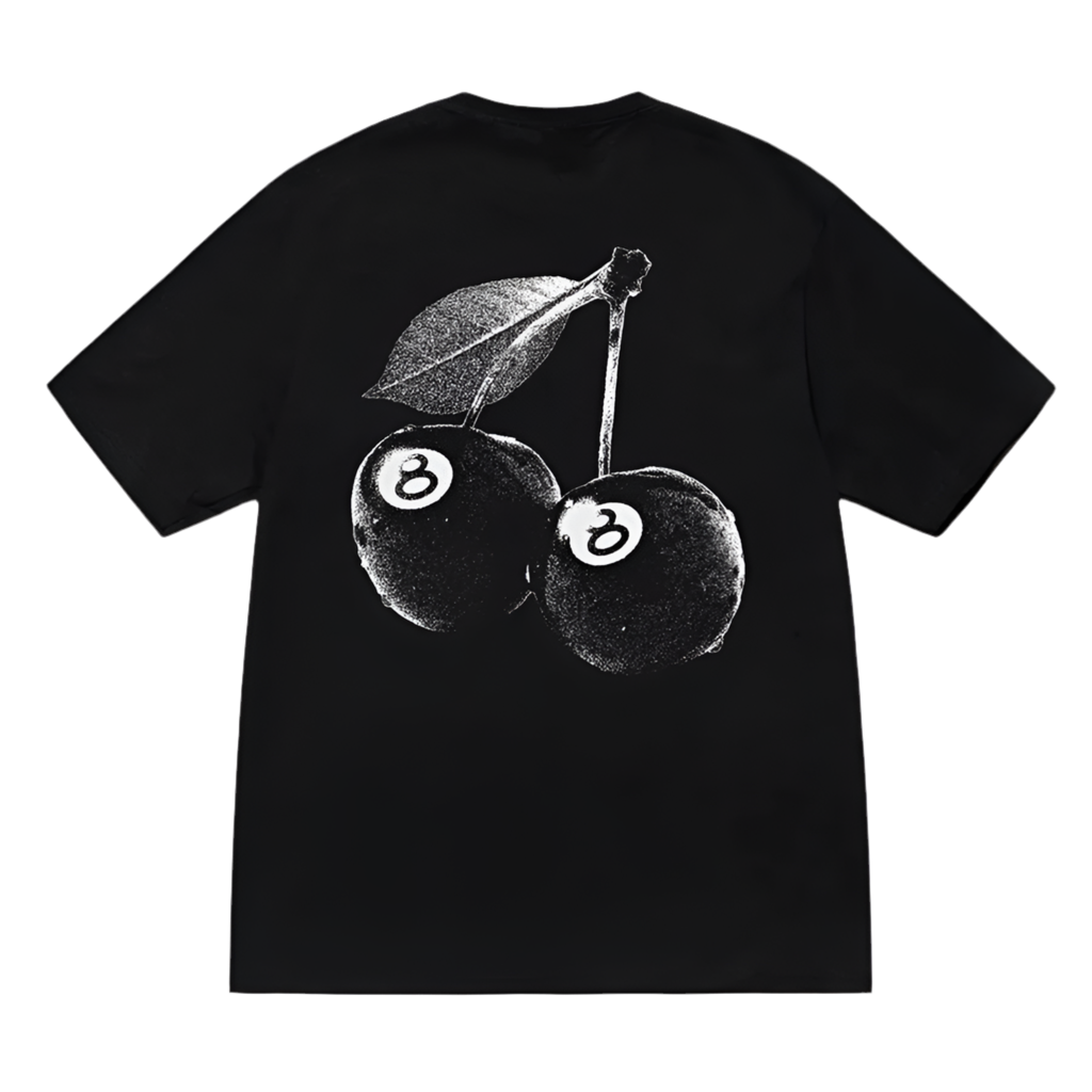Stüssy Cherries Tee Black