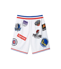 Supreme Nike/NBA Teams Authentic Short White