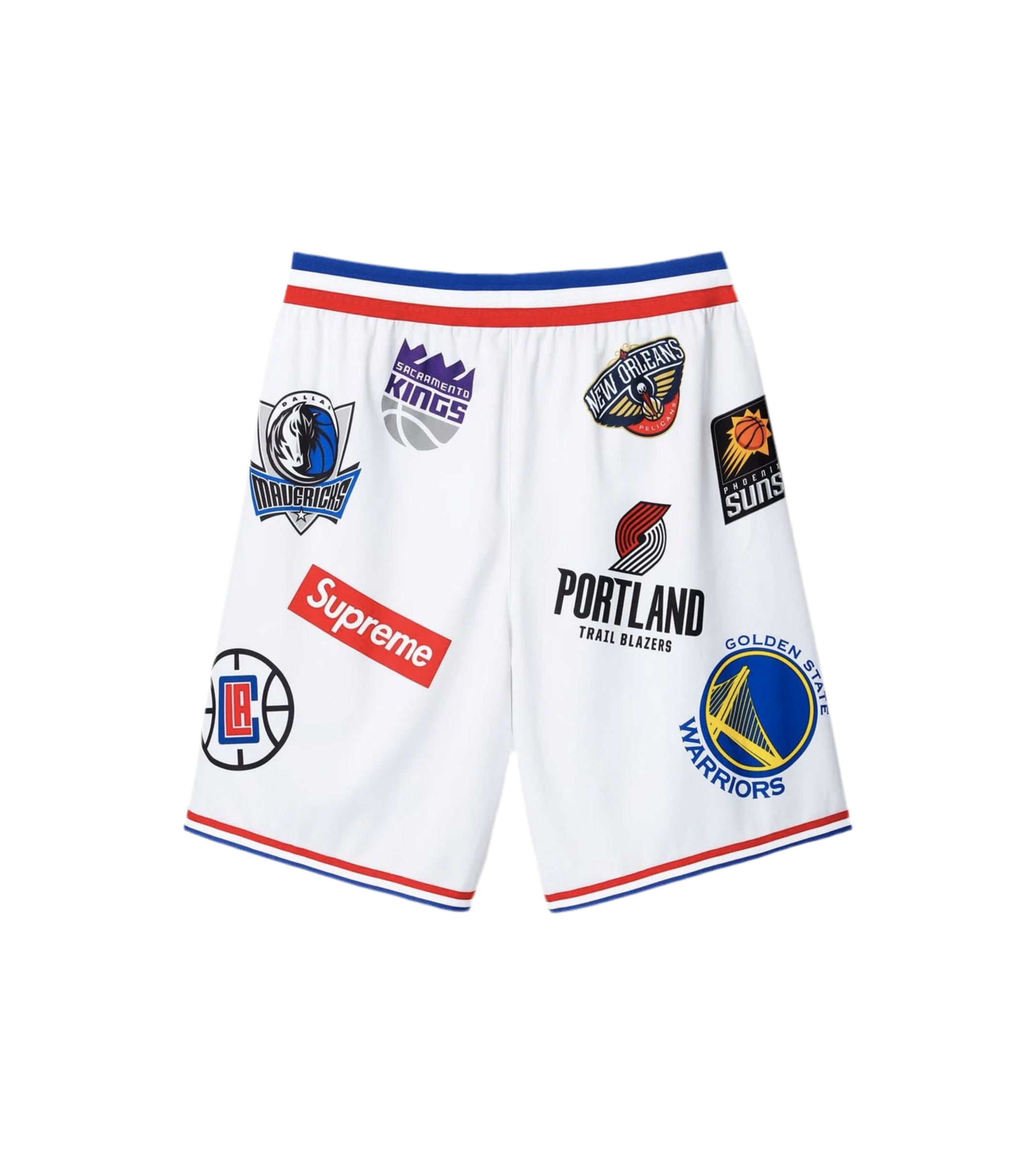 Supreme Nike/NBA Teams Authentic Short White