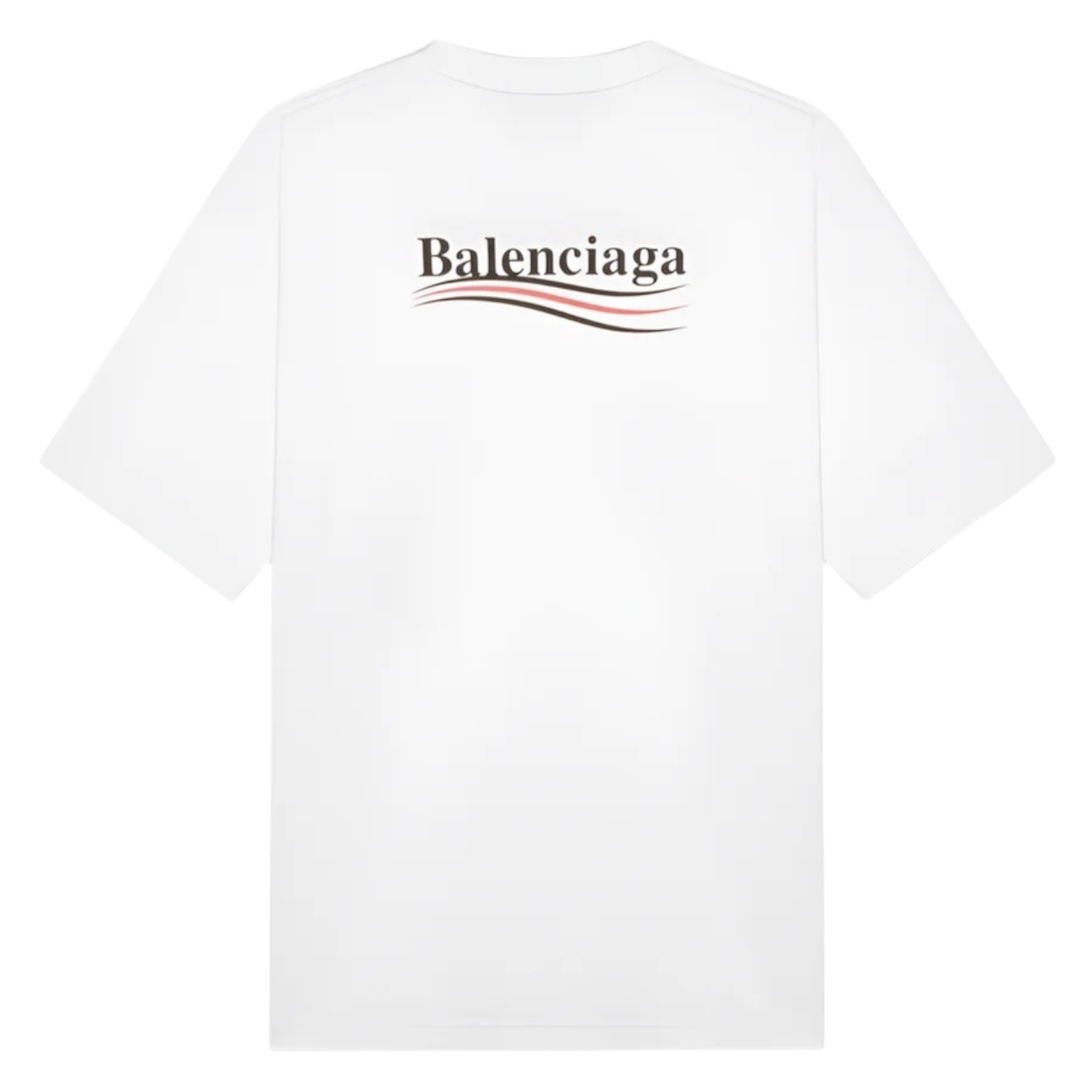 Balenciaga Political Campaign Logo T-Shirt White