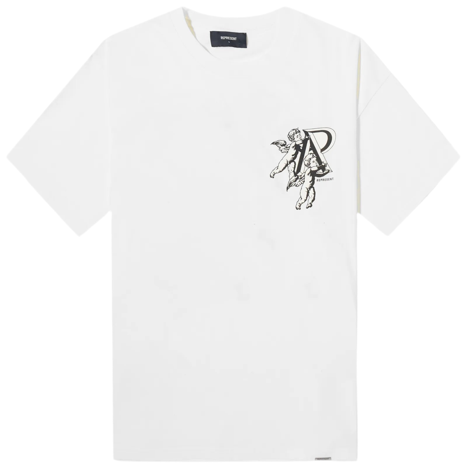 Represent Cherub Initial T-Shirt White