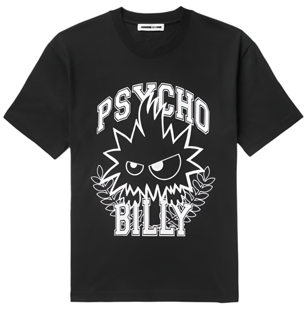 McQ Alexander McQueen Psycho Billy T-Shirt Black