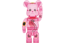 Bearbrick Maneki Neko Pink Transparent 400%