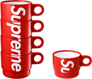 Supreme Stacking Cups (Set of 4) Red