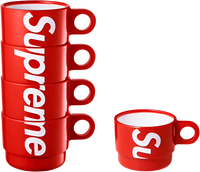 Supreme Stacking Cups (Set of 4) Red
