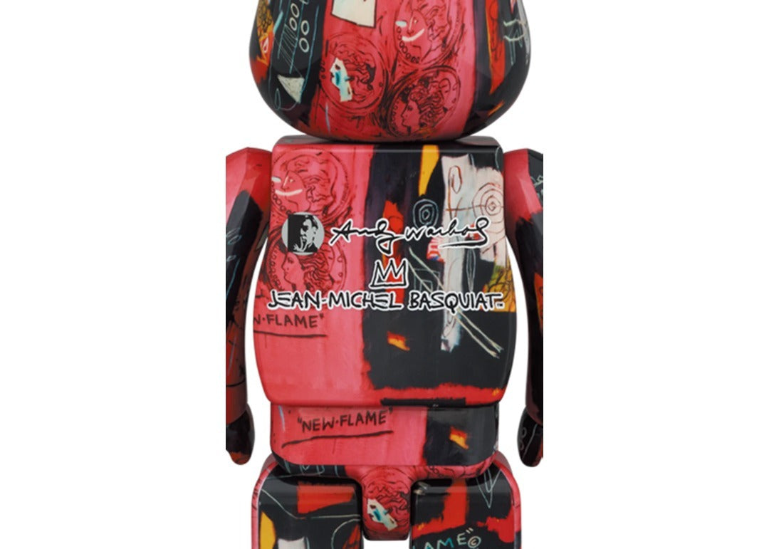 Bearbrick Andy Warhol x JEAN-MICHEL BASQUIAT #1 1000%