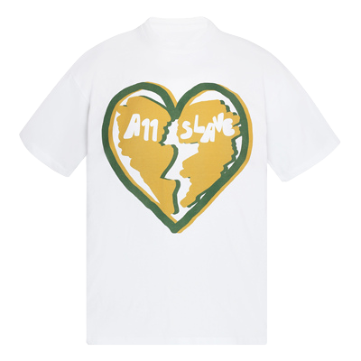 A11SLAVE Love Tee White/Yellow