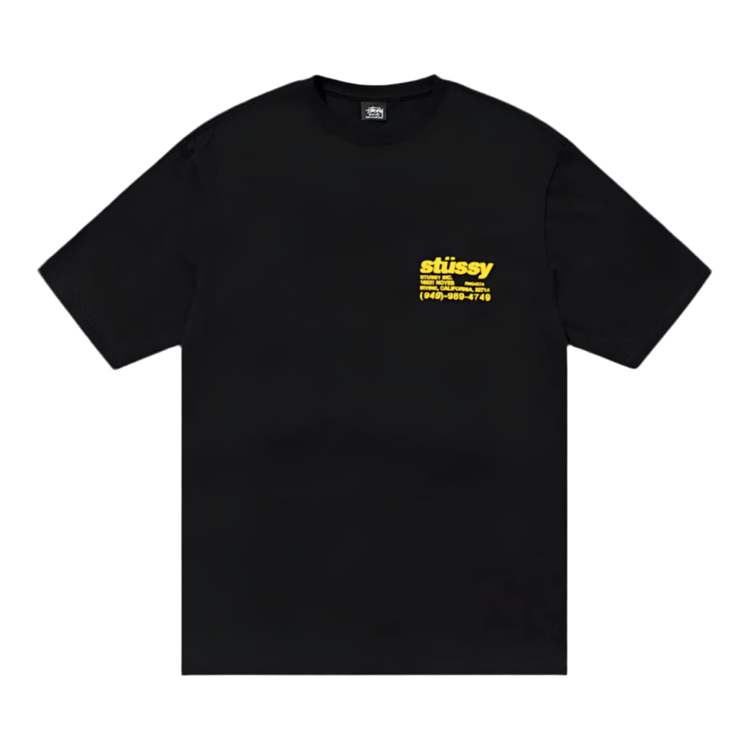 Stüssy DNA Pigment Dyed Tee Black