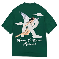 Represent Storms in Heaven T-Shirt Racing Green