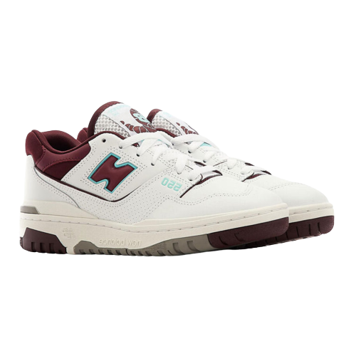 New Balance 550 Burgundy Cyan