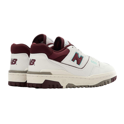 New Balance 550 Burgundy Cyan