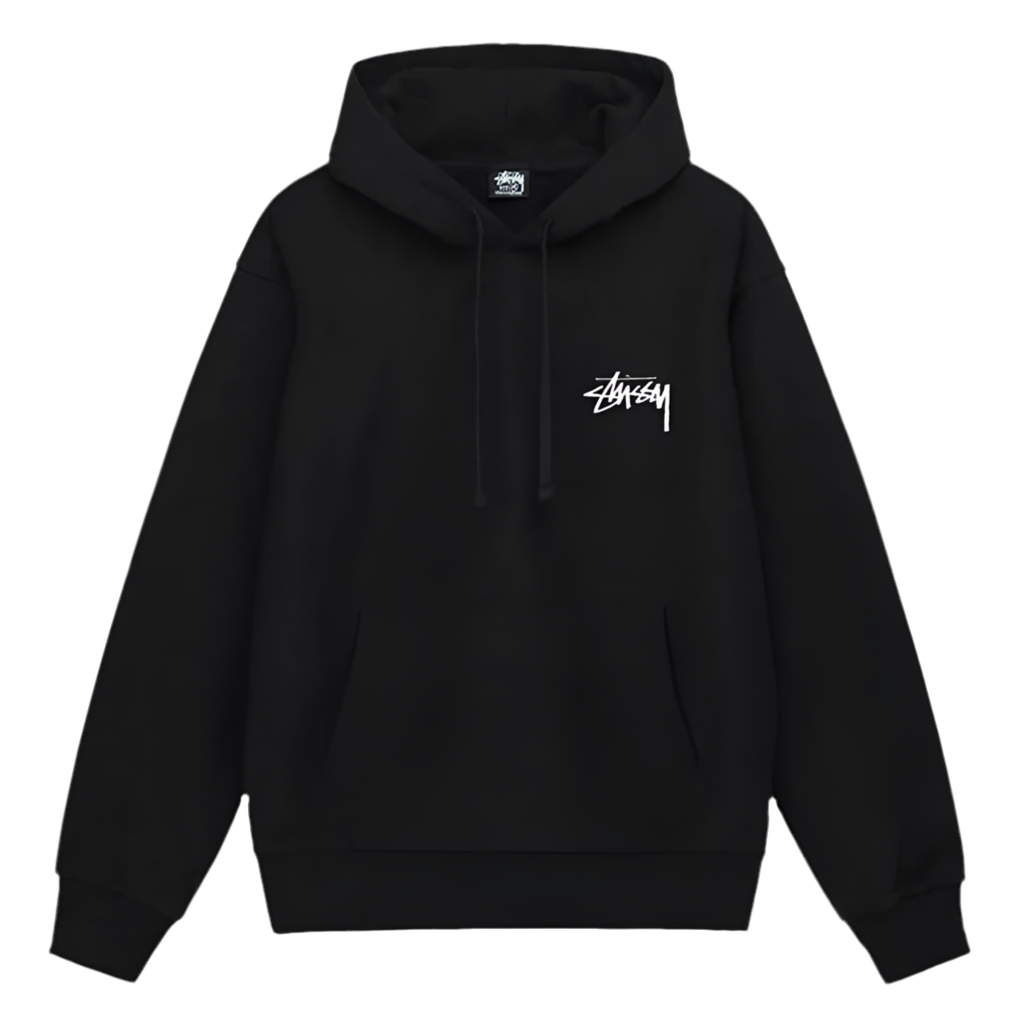 Stüssy 8 Ball Fade Hoodie Black