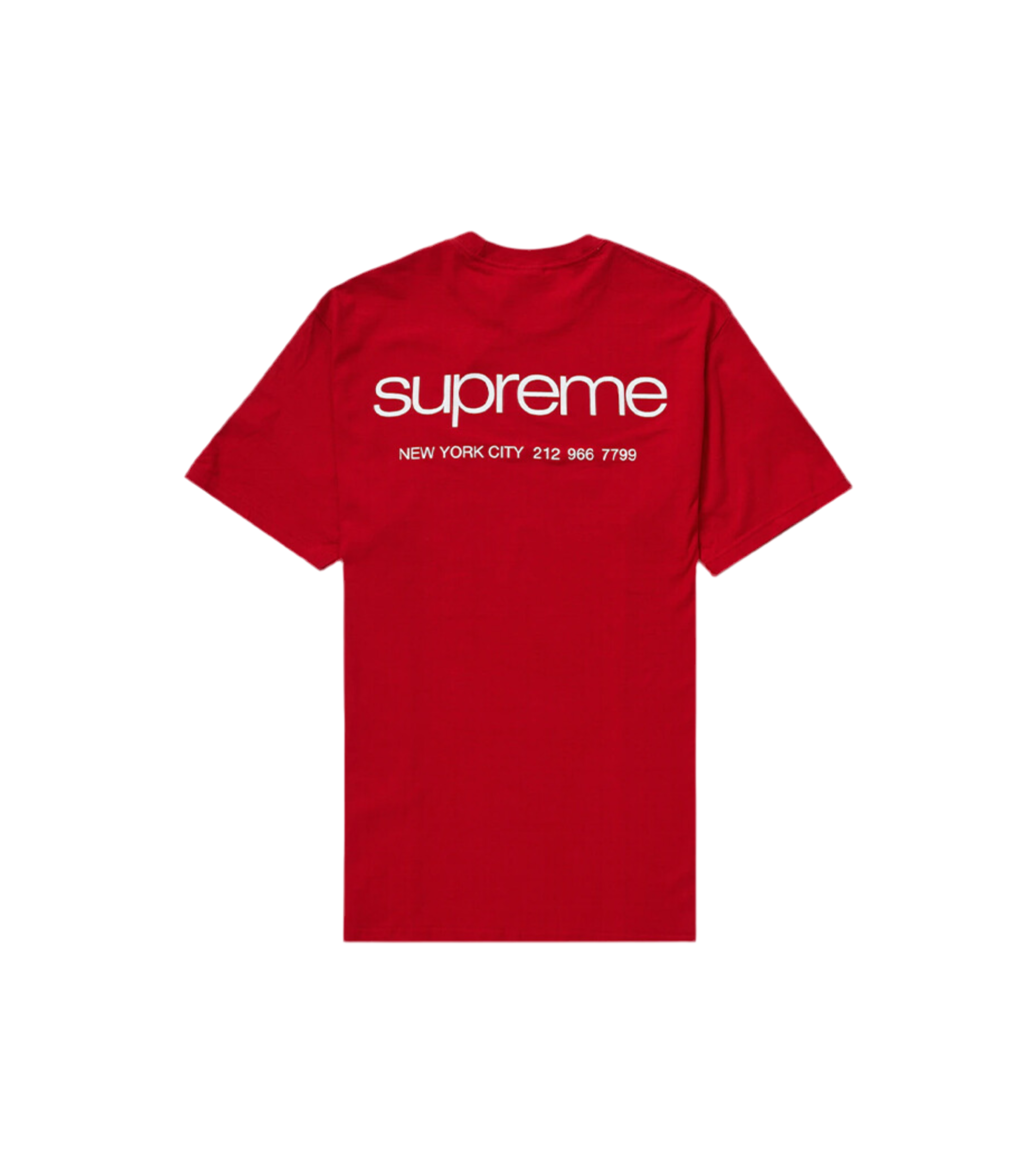 Supreme NYC Tee Red (FW23)