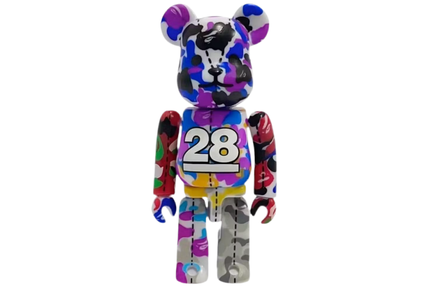 Bearbrick x BAPE 28th Anniversary Camo #2 Multi Camo (Secret Edition) 100%