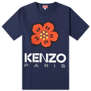 Kenzo Paris Large Boke Flower Oversized T-Shirt Midnight Blue
