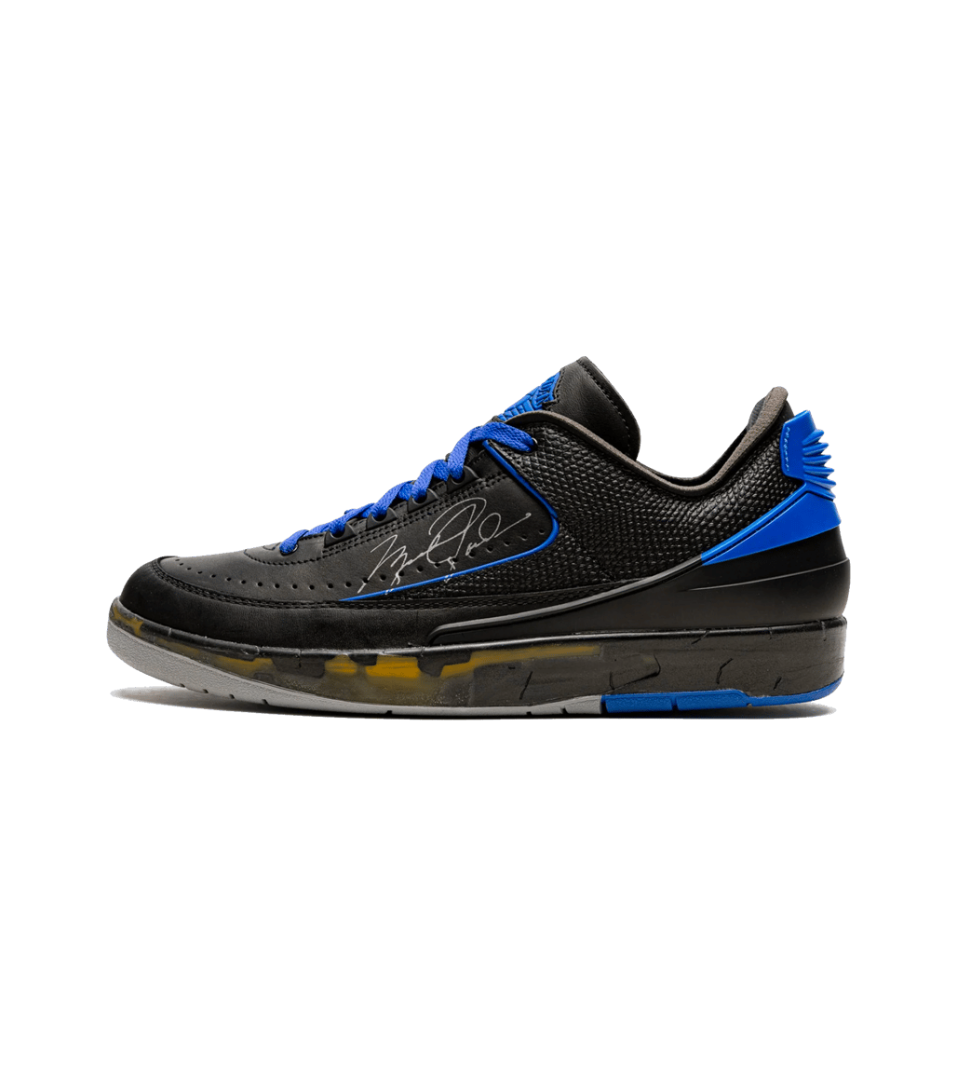 Air Jordan 2 Retro Low SP Off-White Black Blue