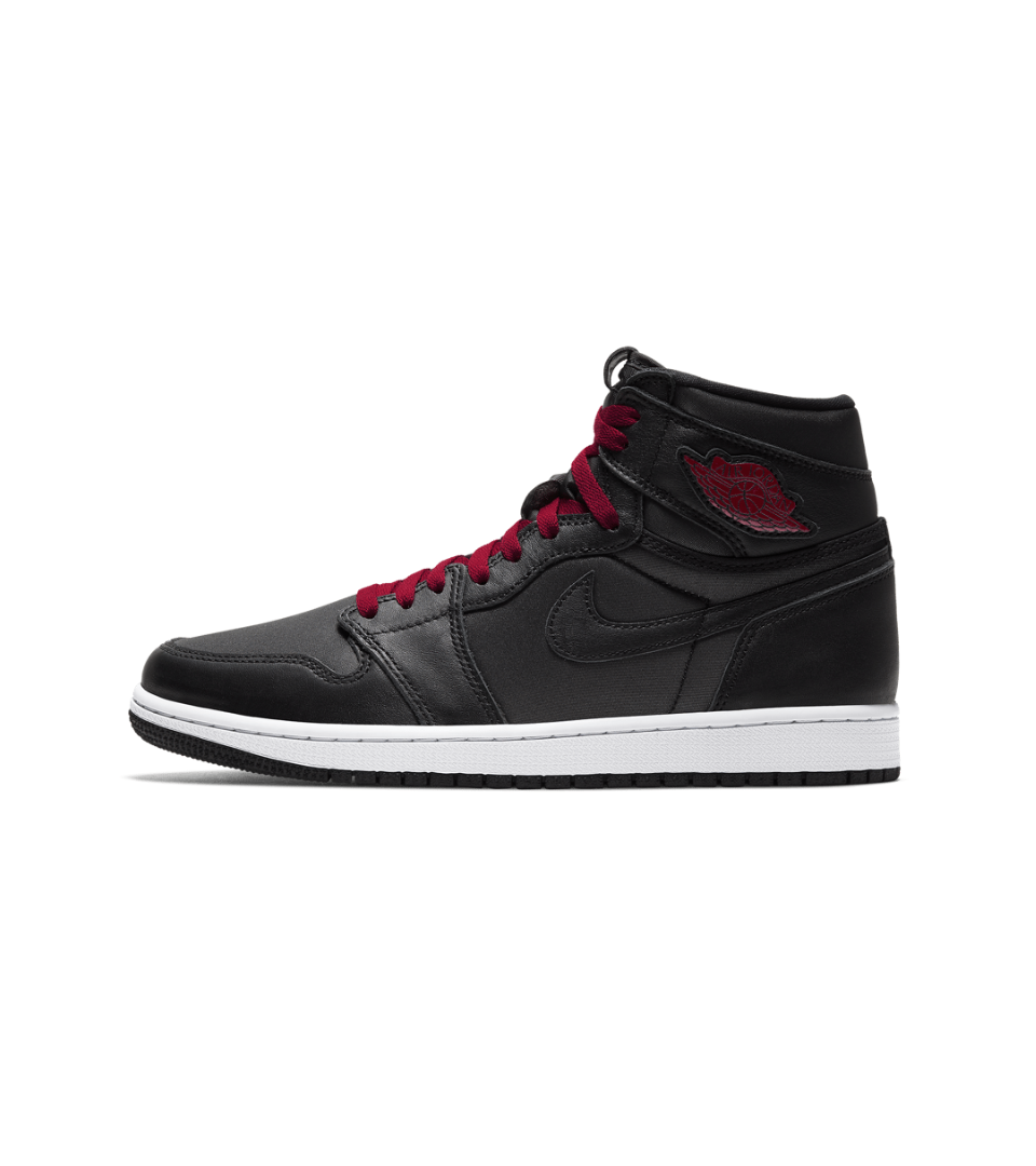 Air Jordan 1 Retro High ‘Black Satin Gym Red’