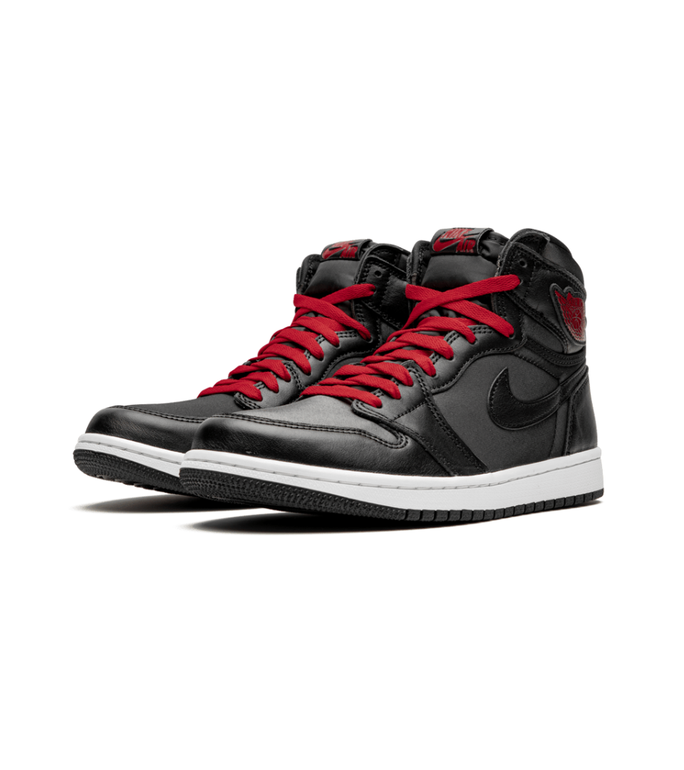 Air Jordan 1 Retro High ‘Black Satin Gym Red’