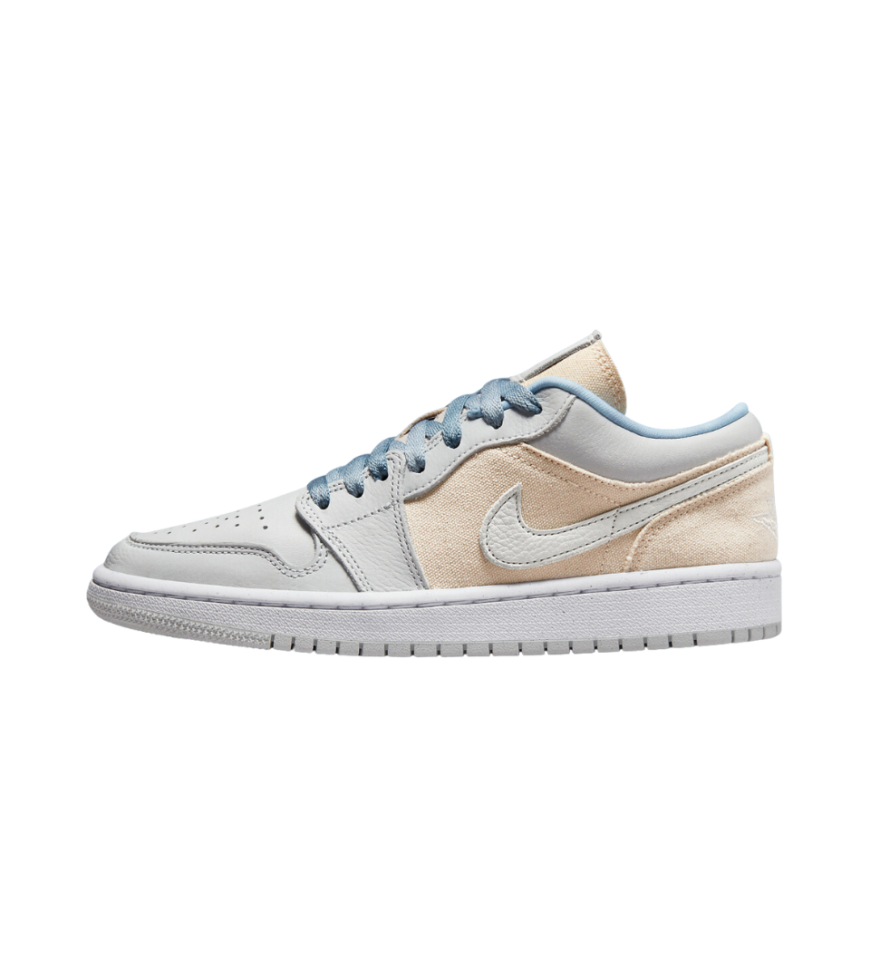 Air Jordan 1 Low Canvas Grey Cream (W)
