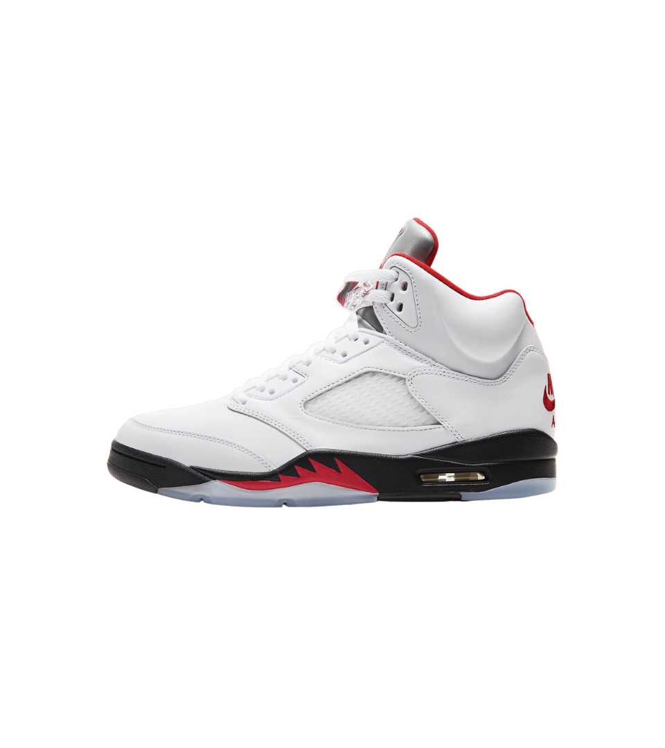 Air Jordan 5 Retro Fire Red Silver Tongue (2020)