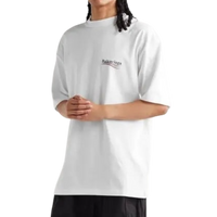 Balenciaga Political Campaign Logo T-Shirt White