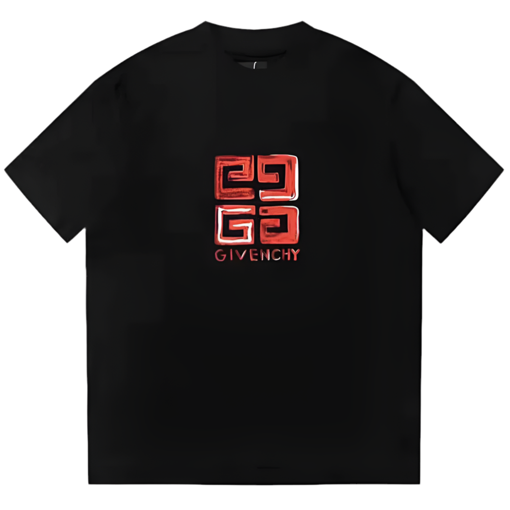 Givenchy 4G Multicolor T-Shirt Black/Red Slim Fit