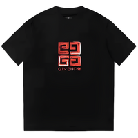 Givenchy 4G Multicolor T-Shirt Black/Red Slim Fit