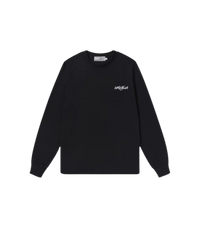 Harsh and Cruel Embroidered Logo Long Sleeve Black