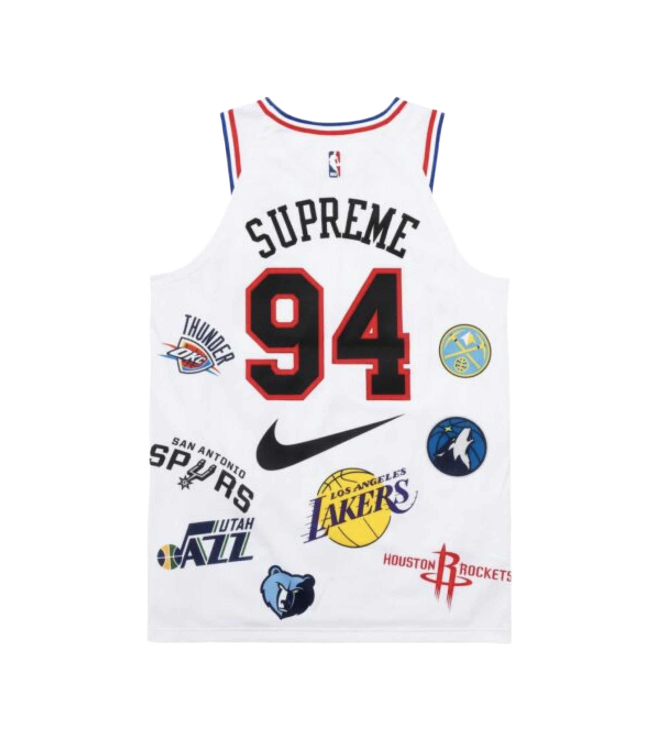 Supreme Nike/NBA Teams Authentic Jersey White