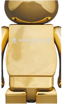 Bearbrick x mastermind JAPAN 100% & 400% Set Gold