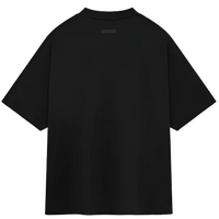 Fear of God Essentials Jersey Crewneck University Logo Tee Black (FW24)