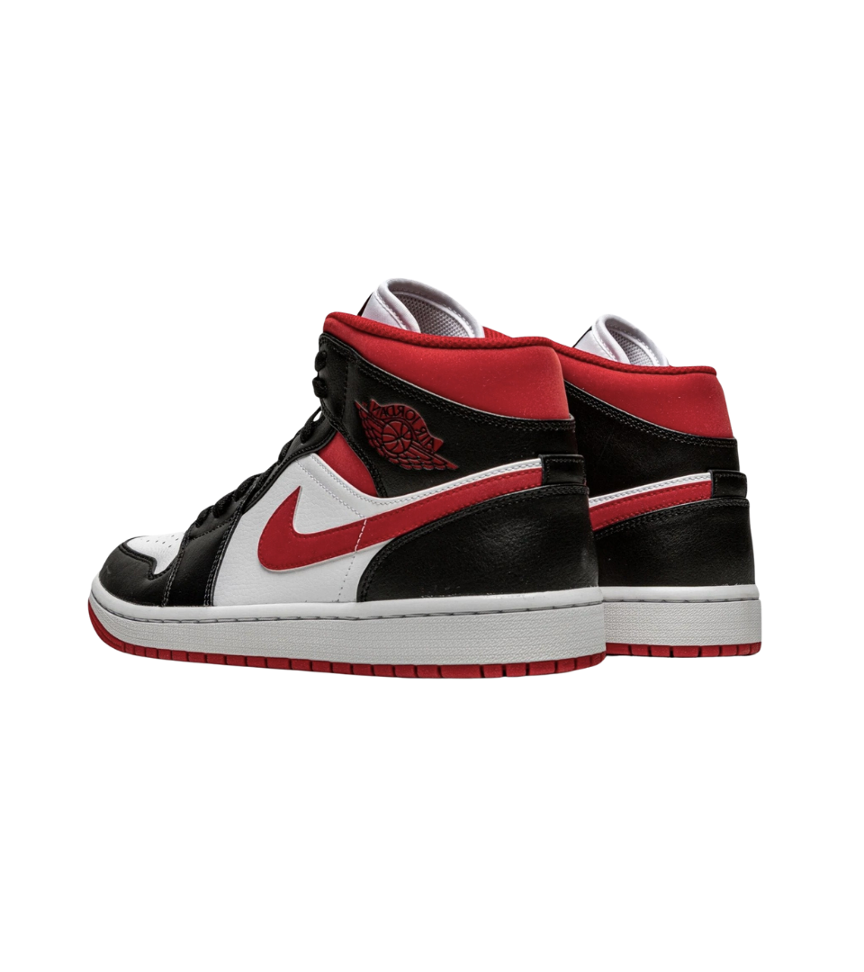 Air Jordan 1 Mid Gym Red Black White