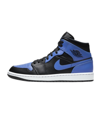 Air Jordan 1 Mid Hyper Royal Tumbled Leather