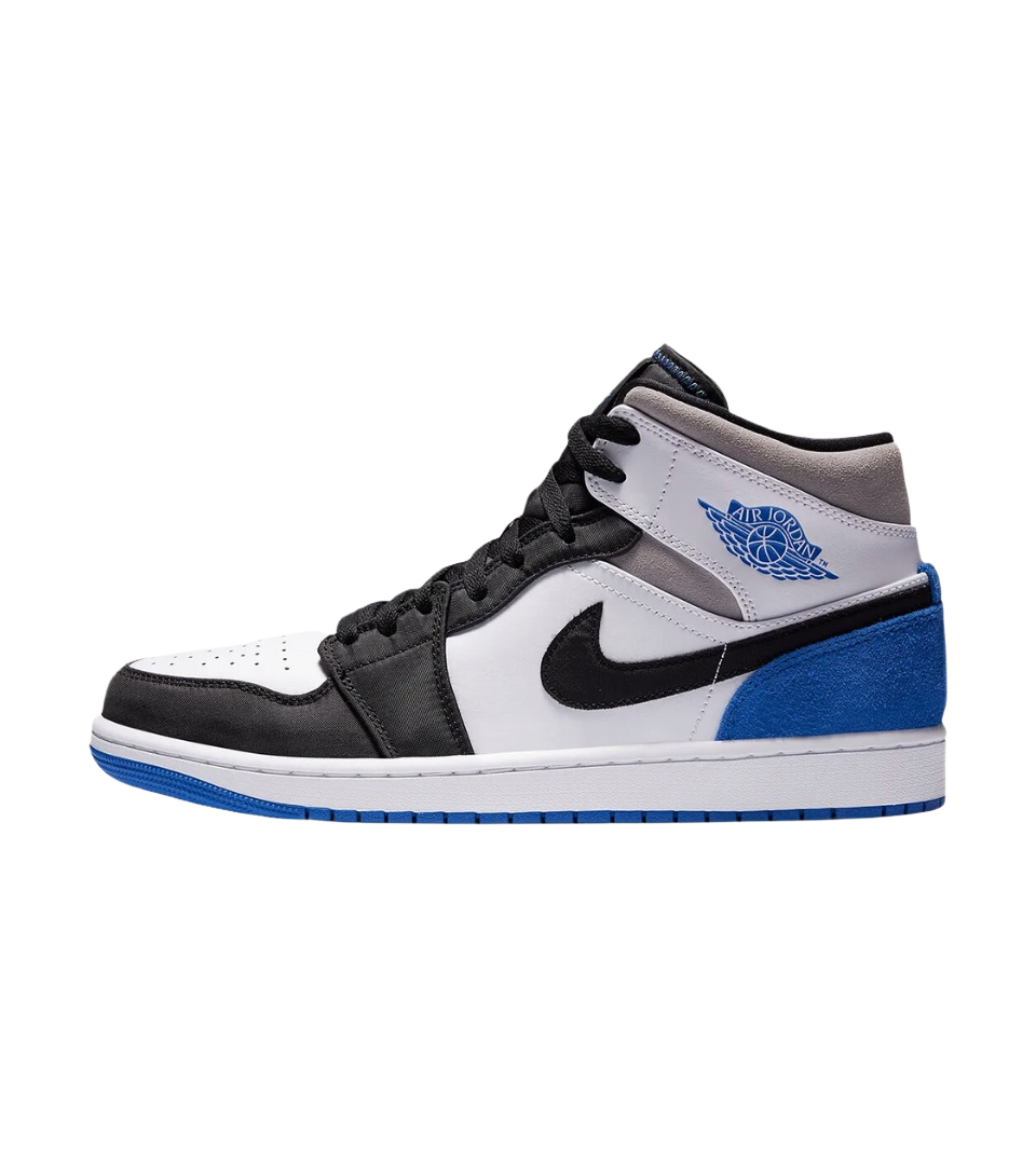 Air Jordan 1 Mid SE Royal Black Toe