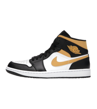 Air Jordan 1 Mid White Pollen Black