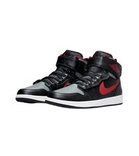 Air Jordan 1 High FlyEase Black Gym Red Smoke Grey