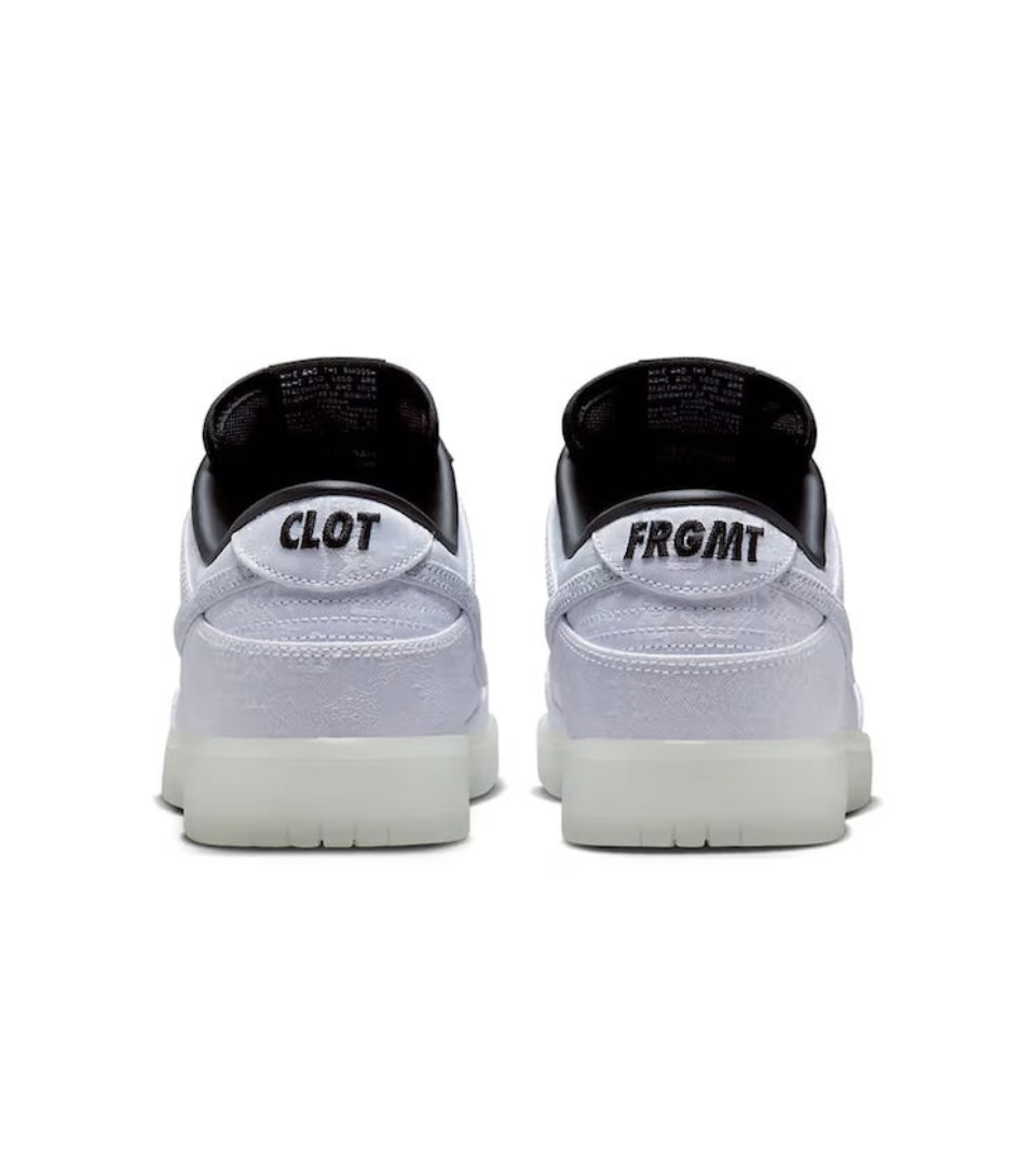 Nike Dunk Low x CLOT x Fragment White
