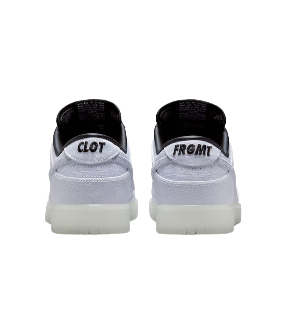 Nike Dunk Low x CLOT x Fragment White
