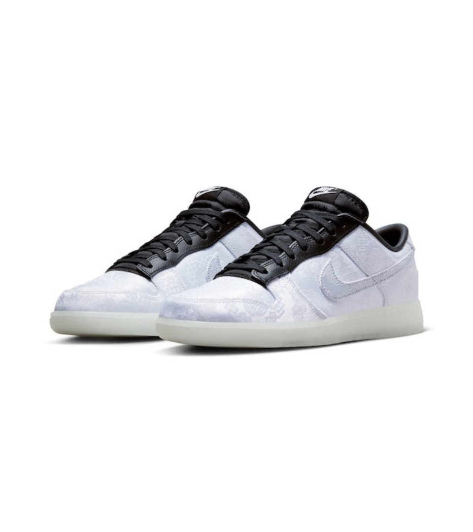 Nike Dunk Low x CLOT x Fragment White