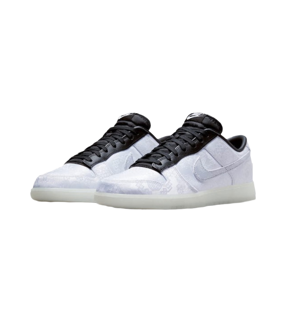 Nike Dunk Low x CLOT x Fragment White