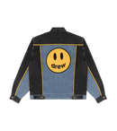 Drew House Oversized Mascot Trucker Jacket Vintage Colour Black