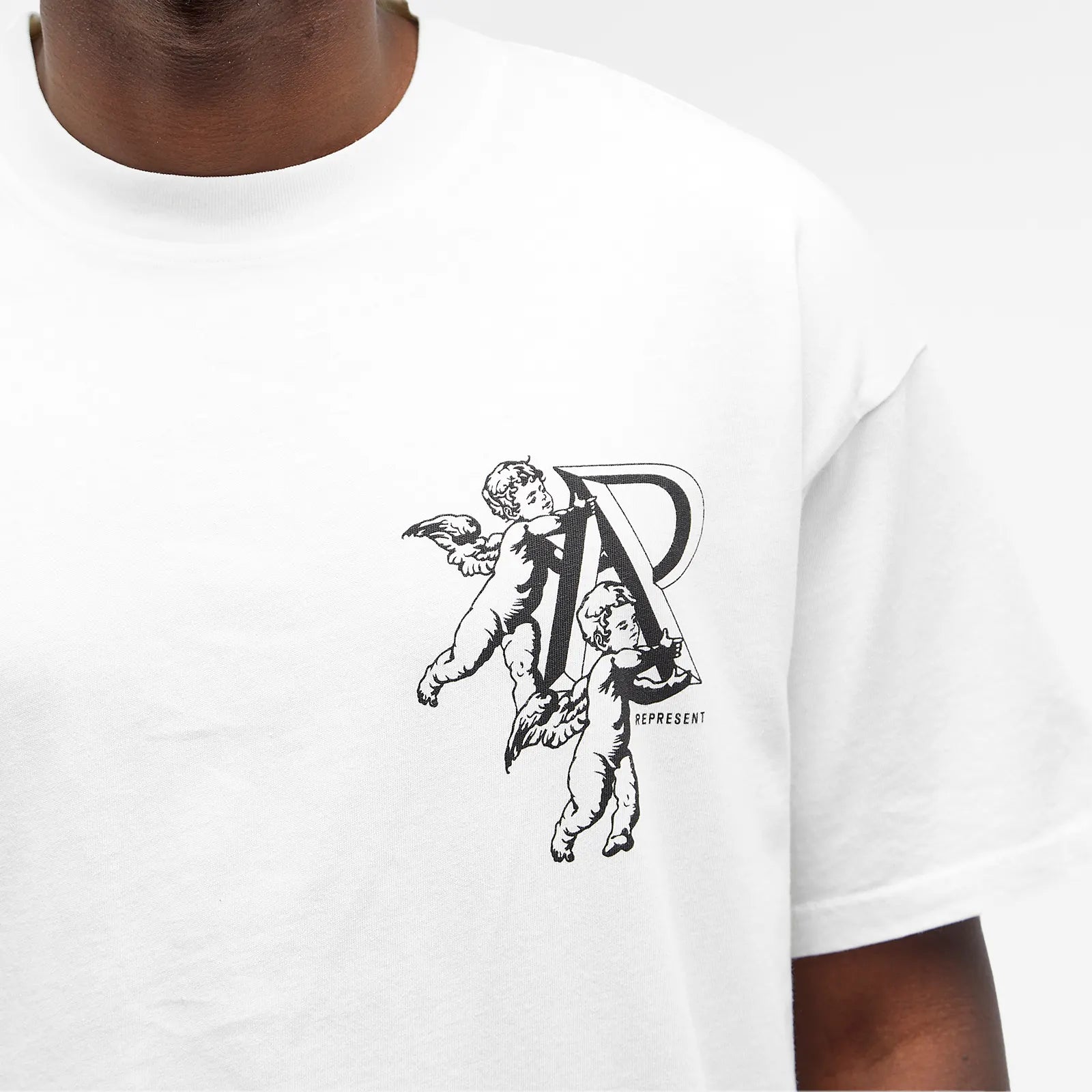 Represent Cherub Initial T-Shirt White