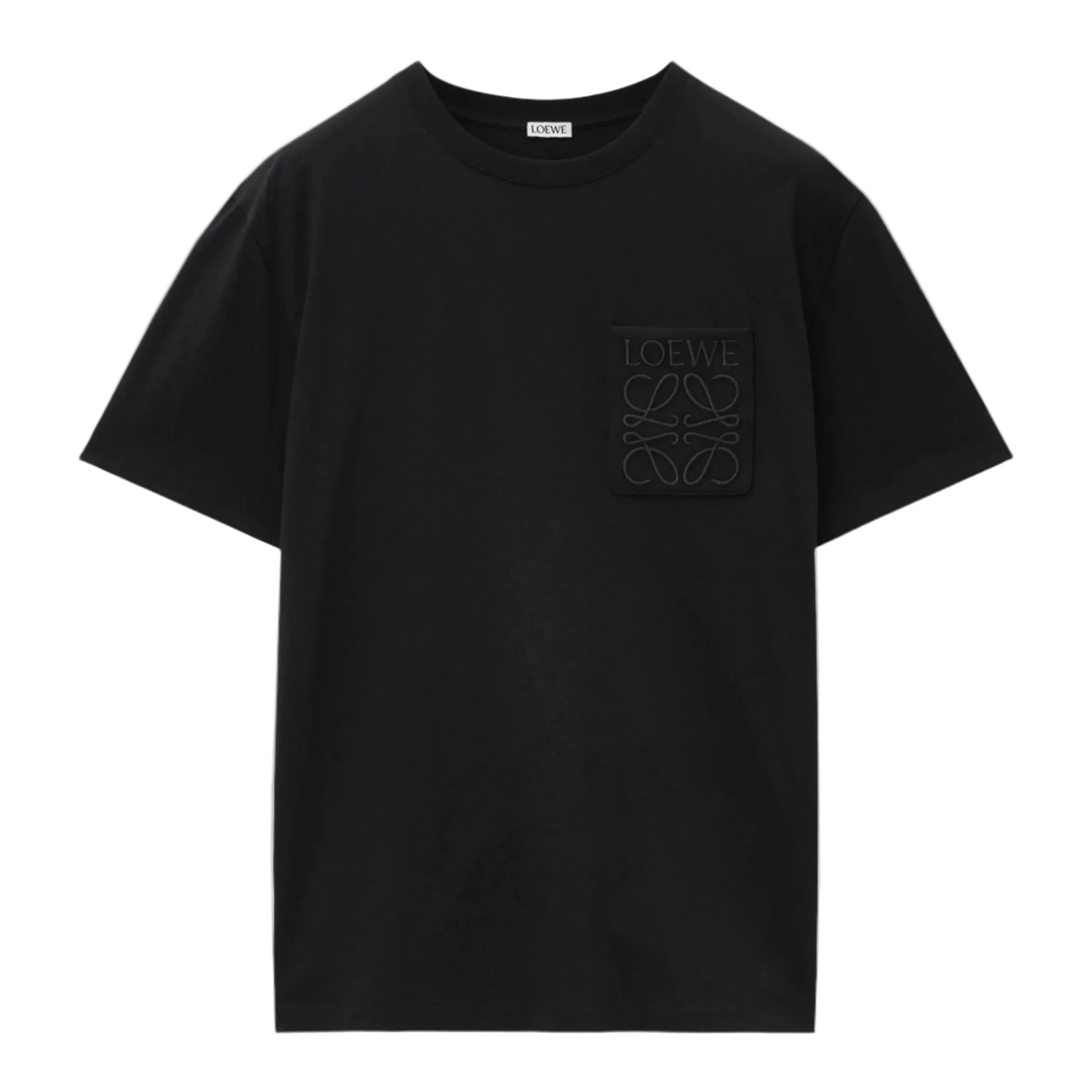 Loewe Anagram Black T-Shirt with Pocket