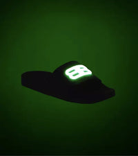 Balenciaga Pool Slides 3D BB Glow Logo