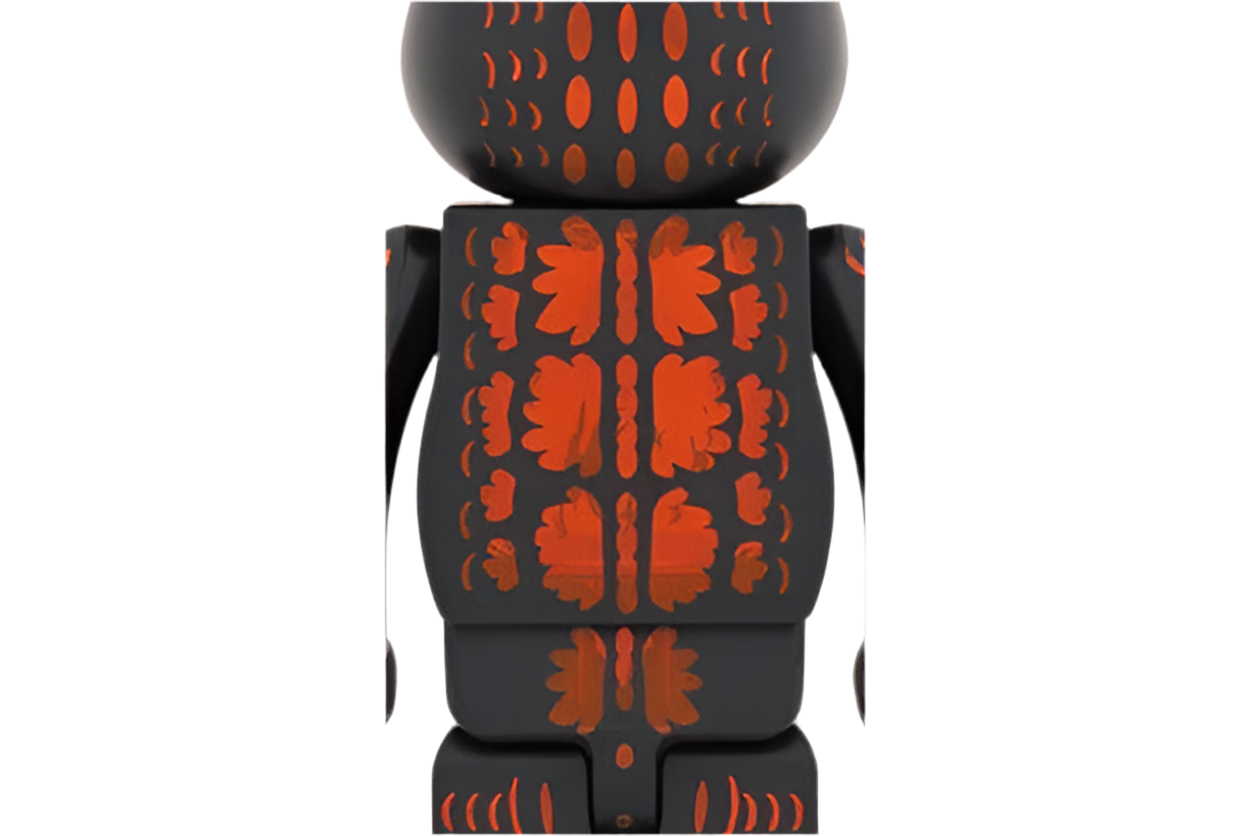 Bearbrick Godzilla VS Destoroyah version Godzilla (Meltdown) 1000% Clear Orange Ver.