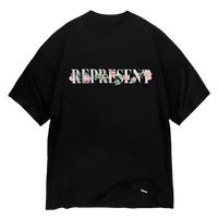 Represent Floral T-Shirt Black
