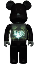 Bearbrick 2G Exclusive 100% & 400% Set Black Chrome